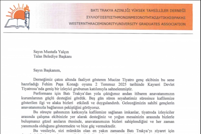 Bat Trakyadan Bakan Mustafa Yalna ifte Teekkr