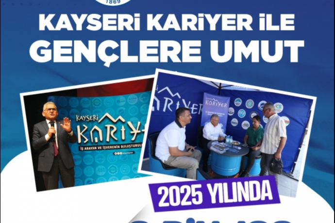 Kayseri Kariyer Merkezi'nden 1 Y�lda Binlerce Ki�iye �stihdam Deste�i