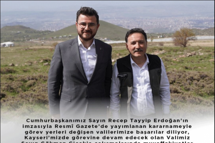 AK Parti�den Kayseri�de �stikrar Mesaj�: Vali G�kmen �i�ek �le Yola Devam