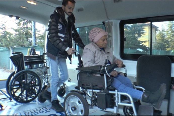 Kocasinan Belediyesi�nden Engellilere Y�z G�ld�ren Uygulama