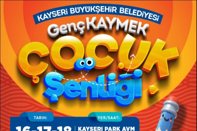 Gen� KAYMEK�ten Yar�y�l Tatiline �enlik Havas�: �ocuklar Kayseri Park�ta Bulu�uyor