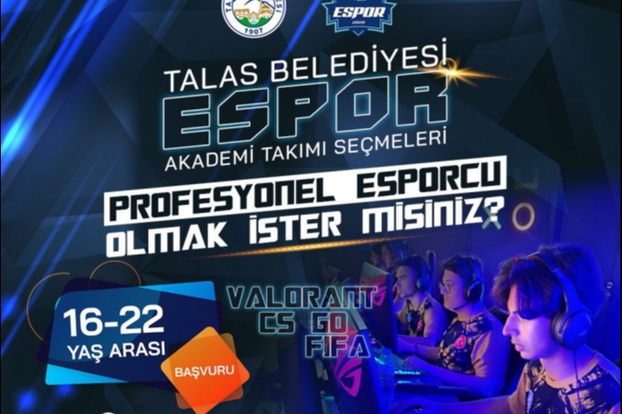 Dijital Arenada B�y�k Se�im: Talas�ta E-Sporun Yeni Y�ld�zlar� Sahneye ��k�yor
