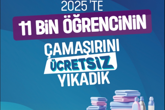 Ba�kan B�y�kk�l��tan ��rencilere Anlaml� Destek: B�y�k�ehir 11 Bin ��renciye �cretsiz Y�kama