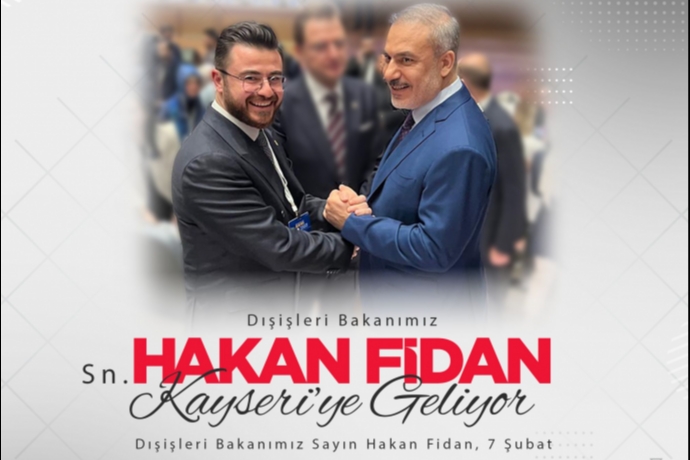 Diplomasinin G��l� �smi Kayseri�de: Hakan Fidan �ehre Geliyor