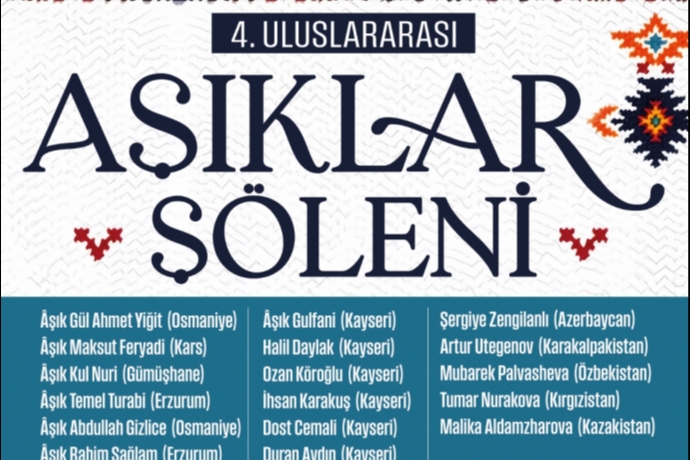 T�rk D�nyas�n�n Saz� Kayseri�de Bulu�uyor: 4��nc� Uluslararas� A��klar ��leni