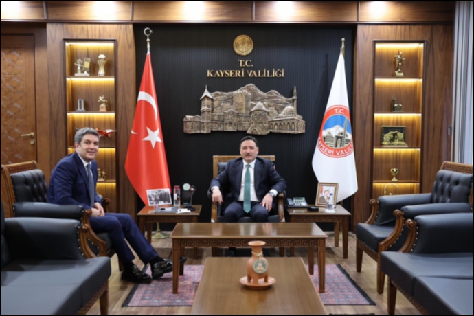 Kapadokya�n�n Gelece�i Kayseri�de Masaya Yat�r�ld�: Aslanbay�dan Vali �i�ek�e Ziyaret