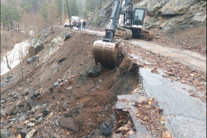 Yahyal��da Sa�anak Sonras� Yol Alarm�