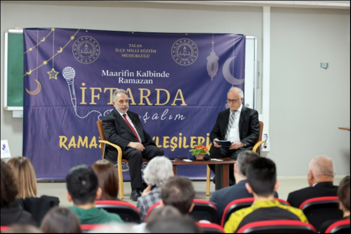 Milli Maarif Modeli I����nda Gen�likle Bulu�ma! Ba�kan Yal��n�dan Talas�ta Dikkat �eken E�itim Mesaj�