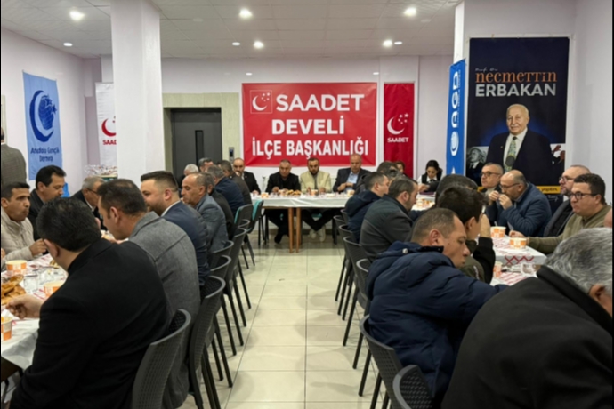 Develi’de Aynı Sofrada Buluşma: Erbakan’ın Hatırasıyla Taçlanan İftar Programı