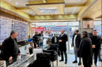 �ar��da Dikkat �eken Bulu�ma: Kayseri Saadet Partisi Esnaf�n Nabz�n� Tuttu