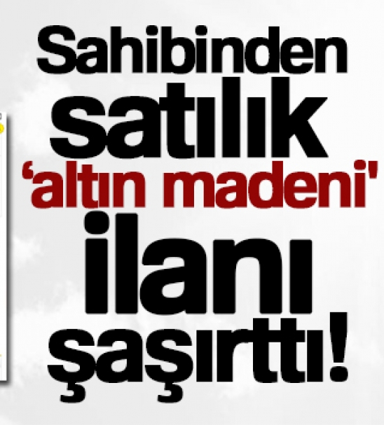Sahibinden satlk altn madeni' ilan artt